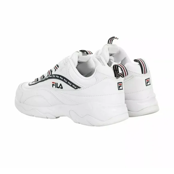 Fila Women's Fila-Ray-Repeat Size 7.5 Color White/fila Navy - Picture 4 of 9